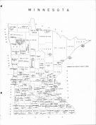 Minnesota State Map, Clay County 1964
